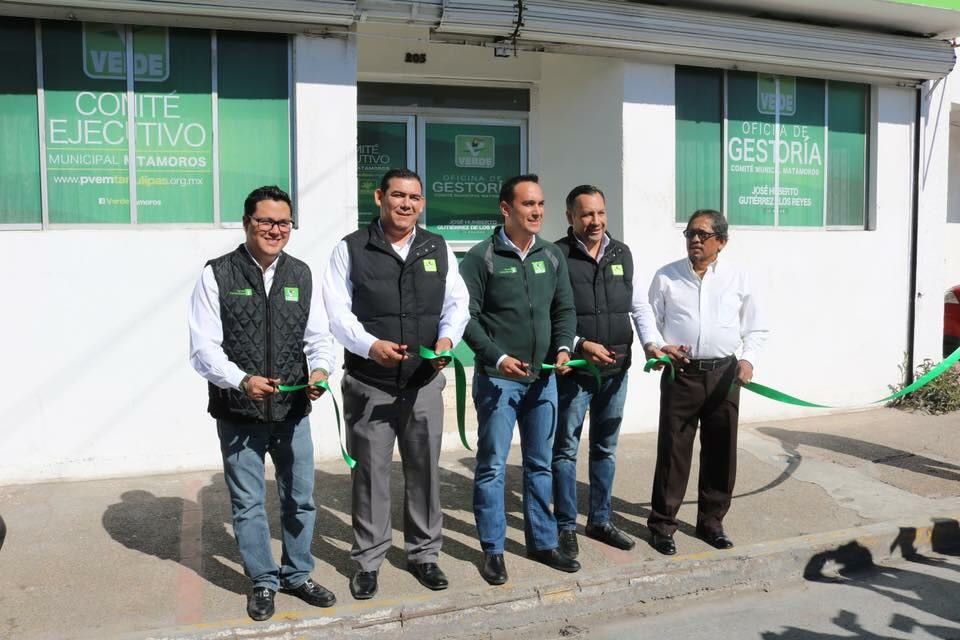 Inaugura el PVEM oficinas de gestoría