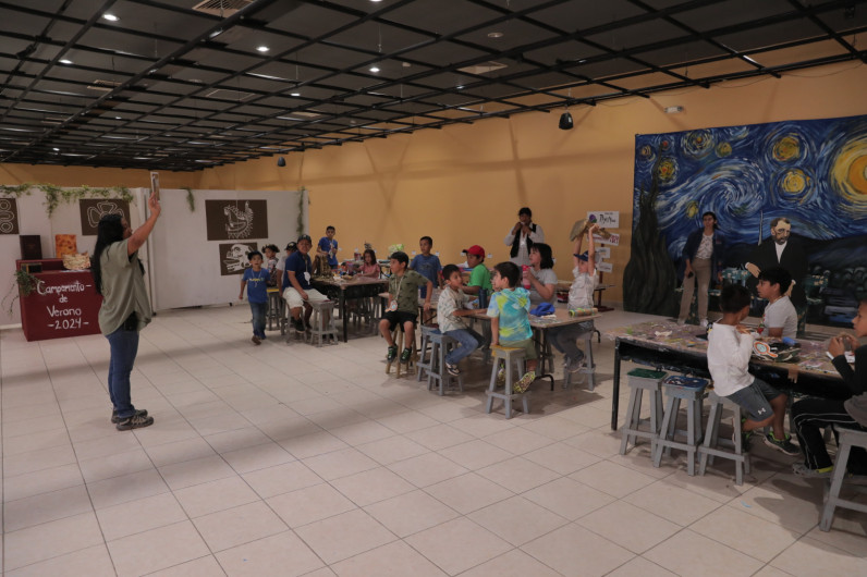 Culmina campamento de verano en el centro cultural