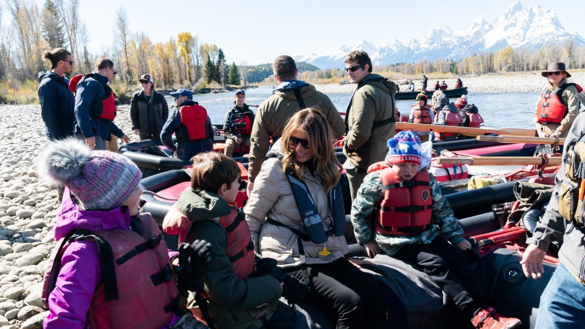 Melania viaja a Wyoming para promover “Be Best”