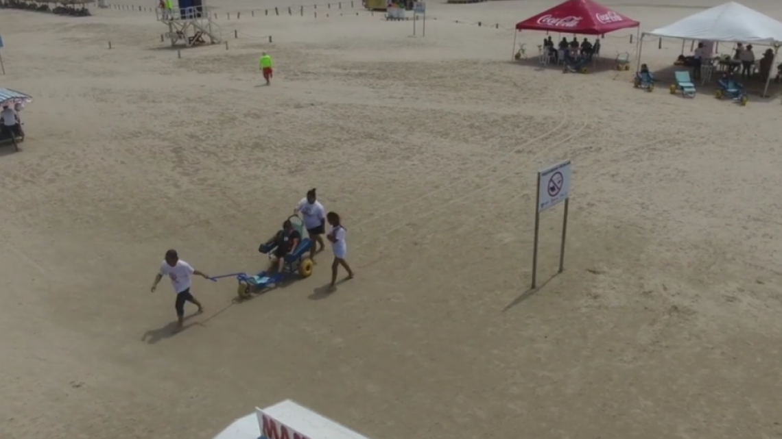 Playa Miramar ofrece el servicio de “Playa Incluyente”