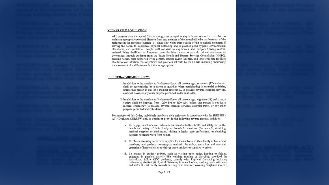 Extienden toque de queda en Condado Hidalgo hasta agosto 19 