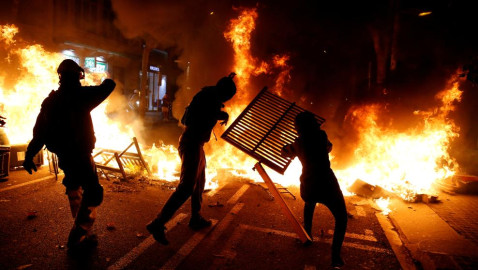 Se intensifican las protestas en Cataluña  
