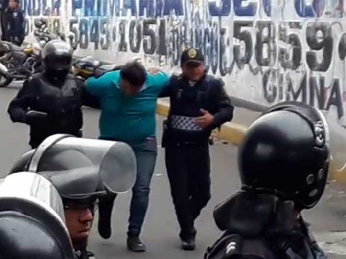 Detenidos por disturbios en Tláhuac, son enviados al Reclusorio Norte