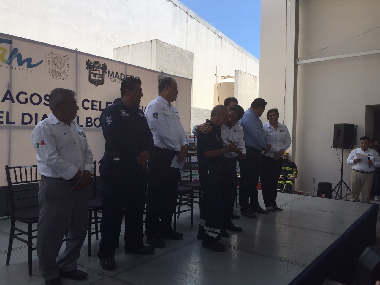 Celebran el día del bombero en Ciudad Madero