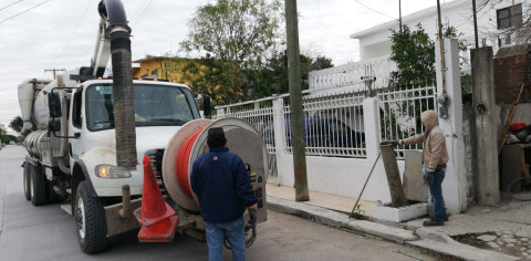 Mejora Gobierno  Municipal de Reynosa servicio de drenaje sanitario