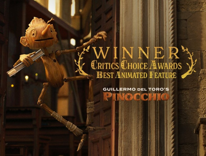 Pinocchio  gana Mejor Película Animada en los Critics Choice Award