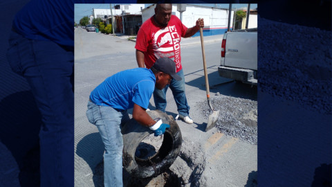 Llevó COMAPA trabajos de mantenimiento de pozos a Villa Florida