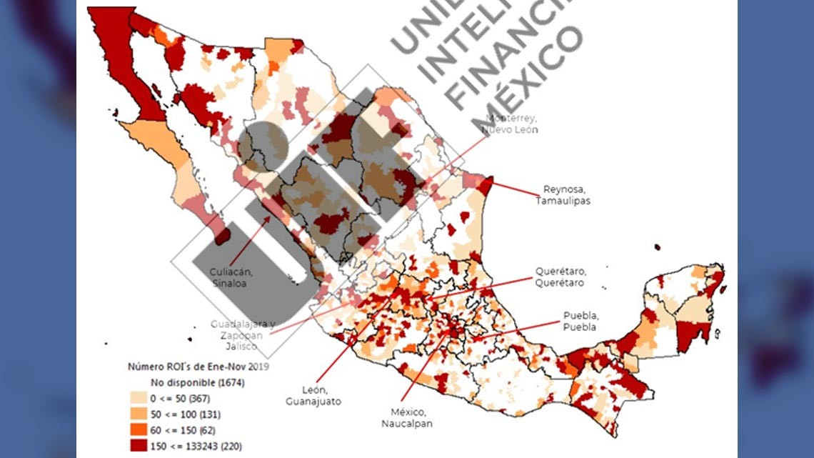Tamaulipas entre las entidades con mayores reportes de operaciones inusuales: UIF