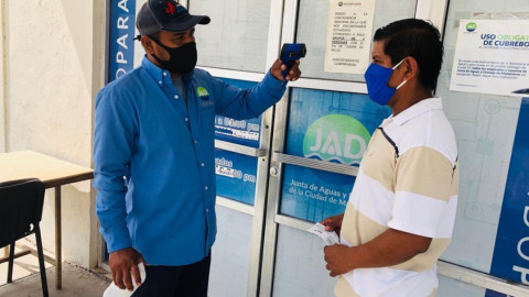 Intensifica la JAD Medidas Preventivas al COVID-19 Dentro y Fuera de sus Instalaciones