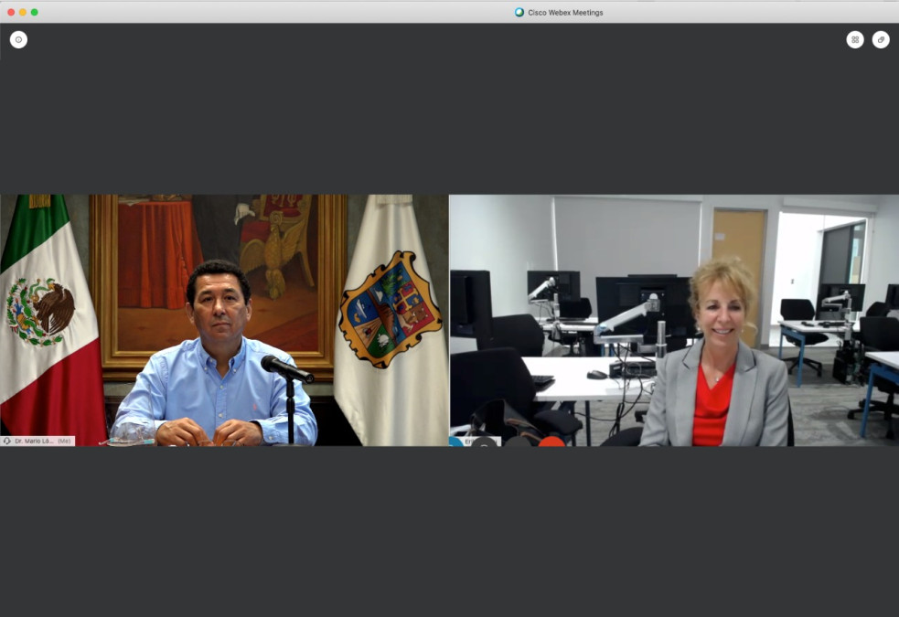 Da bienvenida Mario López a Yolanda A. Parra, Cónsul General de EU en Matamoros