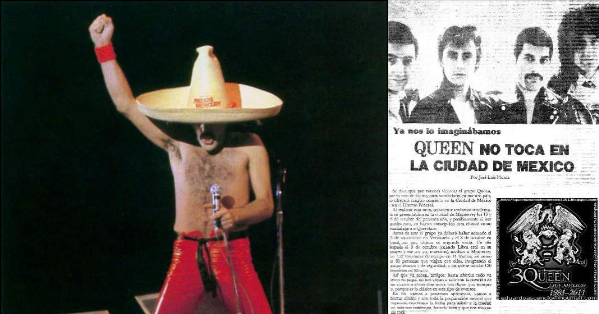 La primer y última vez que Queen pisó México