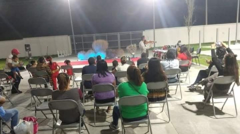 Despiden 2021 con un festival navideño en n “El Progreso”