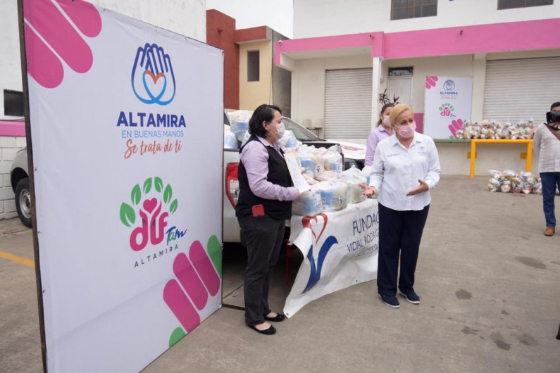 Se suma iniciativa privada a las acciones de apoyo en Altamira por pandemia de COVID-19