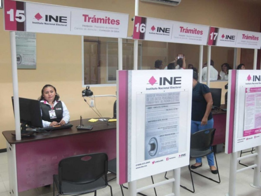 INE analiza reabrir módulo a partir del 1 de junio