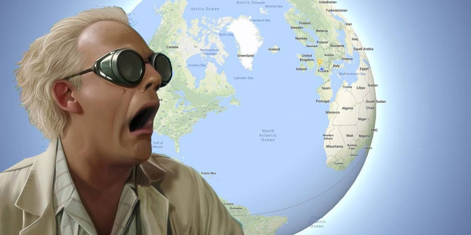 Llegó a Google Maps la tierra redonda y no plana