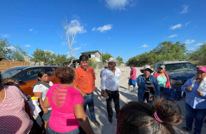 Se reúne desarrollo rural con ejidatarios de El Banco 