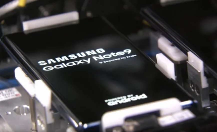 Promocionan video de fabricación del Galaxy Note 9