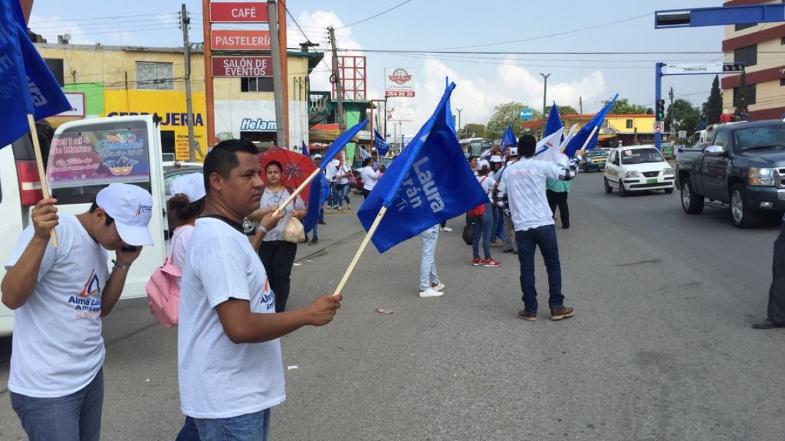 Alma Laura Amparan, inicia campaña en busca de la reelección