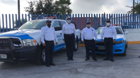 Entrega alcaldesa de Reynosa más patrullas a Tránsito y Vialidad