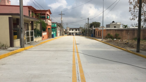 Inauguran la calle Sábalo en la colonia San Francisco