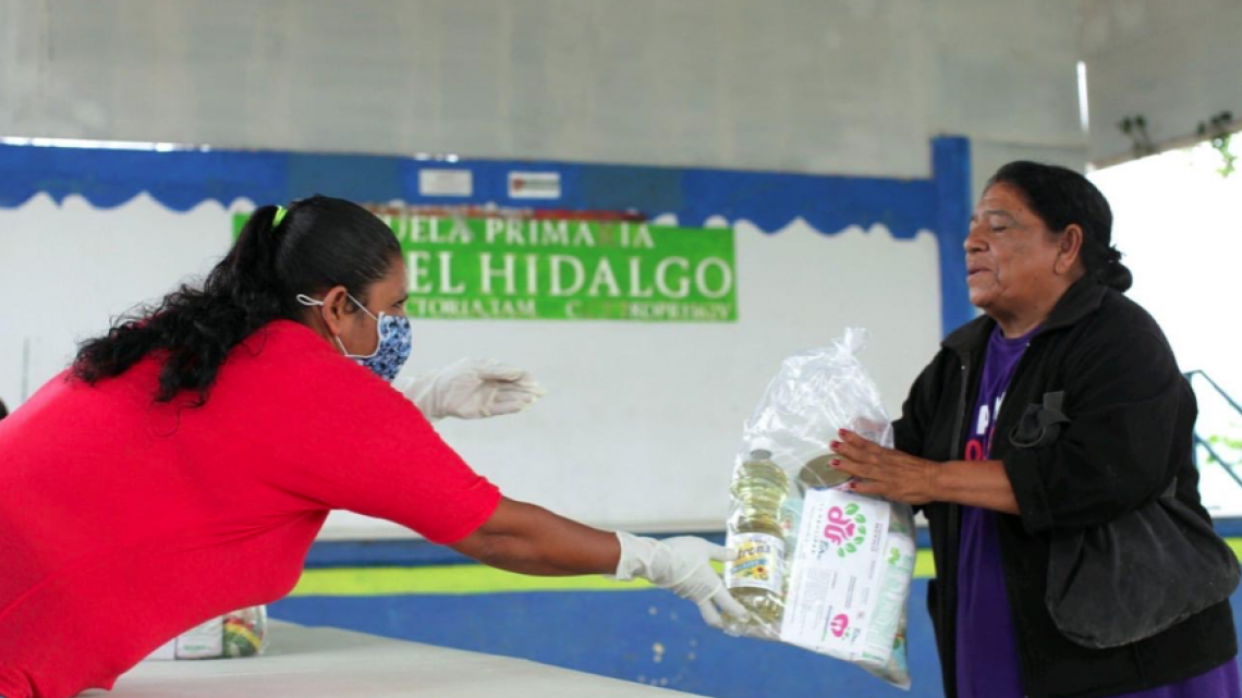 Entrega Gobierno del Estado y DIF Tamaulipas apoyos alimentarios a estudiantes de educación básica