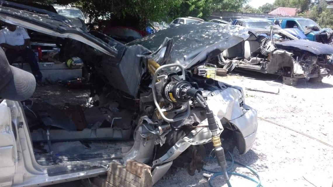Preparan bomberos exhibición de extracción vehicular