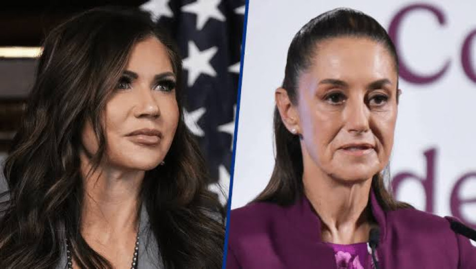Kristi Noem acusa a Claudia Sheinbaum de alentar protestas en Los Ángeles