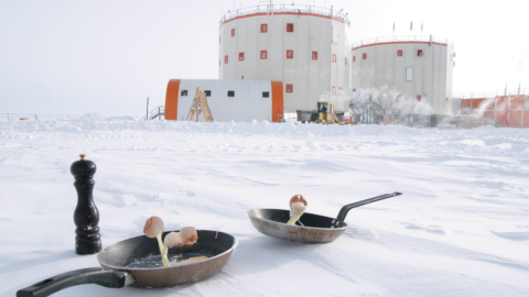 Capturan instantes a 80 grados bajo cero