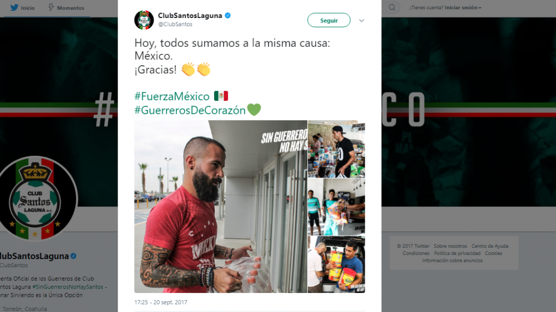 Gremio futbolistico se une en apoyo a afectados