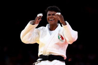 La mexicana Prisca Awiti consigue la medalla de Plata en la final de judo 63 kg