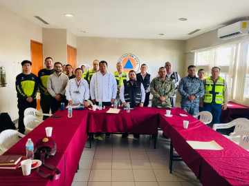 Autoridades de Tamaulipas refuerzan coordinación preventiva ante incremento en los niveles del río Pánuco