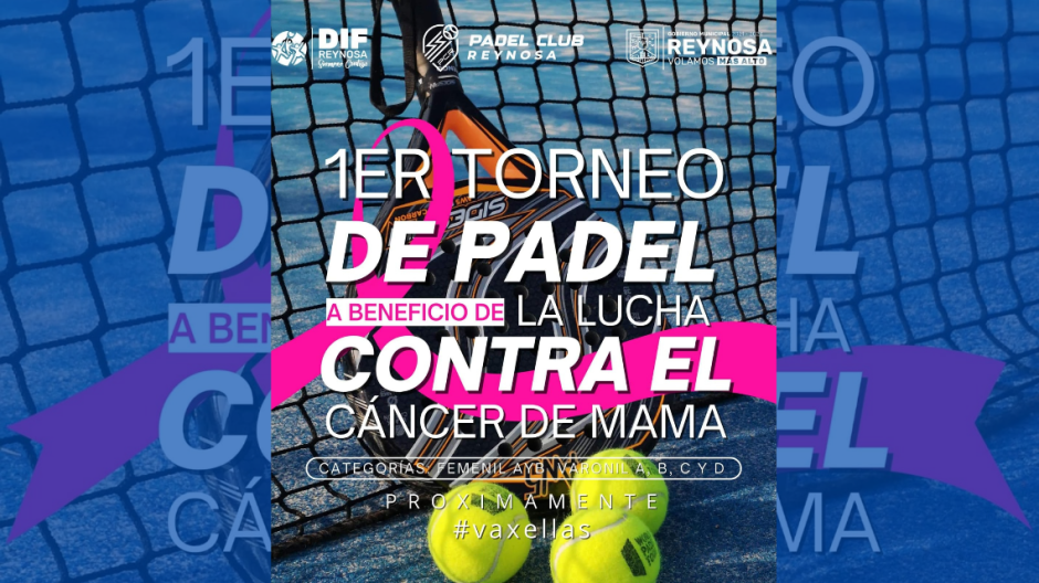 Invita DIF Reynosa a registrarse a Torneo de Pádel 