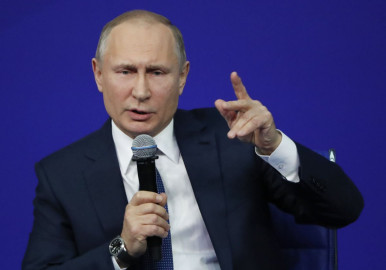 Putin 'ofendido' por no figurar en lista de sanciones de EU