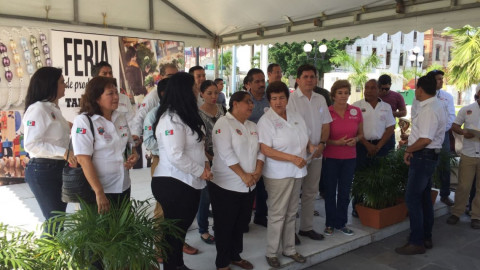 Realizan con éxito feria de productores Tampico 2017