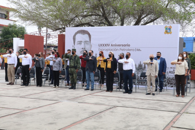 Conmemoran 84 Aniversario de la Expropiación Petrolera impulsada por Lázaro Cárdenas del Río
