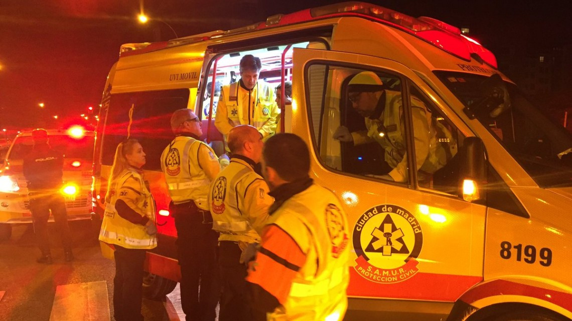 Acuchillan a una persona a las afueras del Wanda Metropolitano