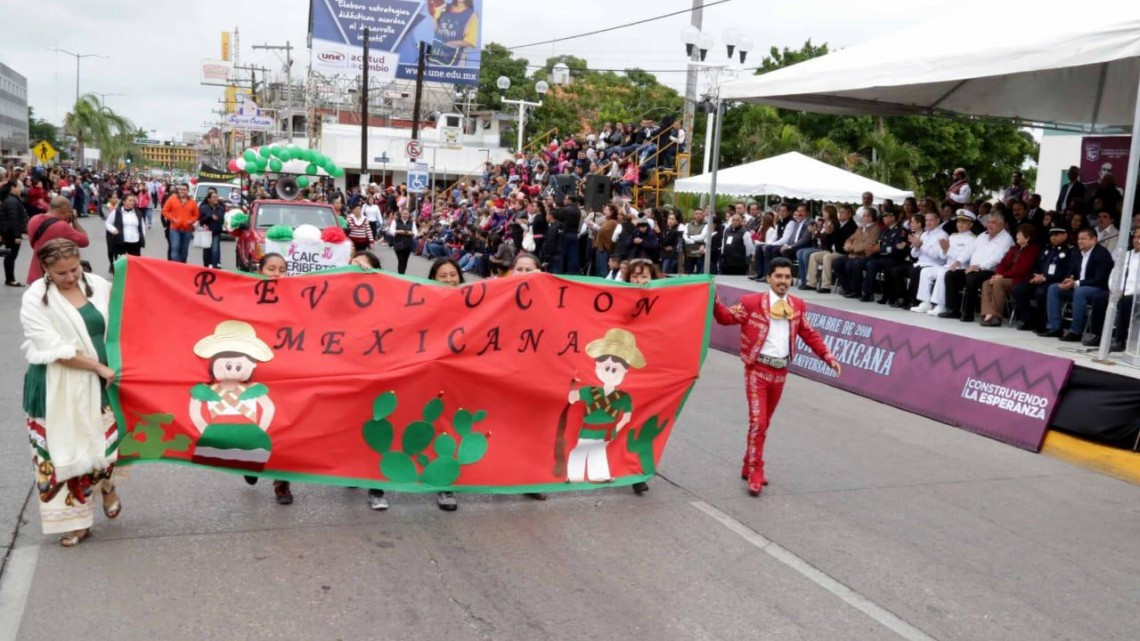 Encabeza Adrián Oseguera Aniversario de la Revolución Mexicana