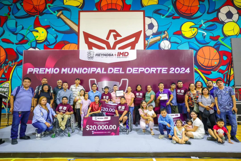 Reconoció Gobierno de Carlos Peña Ortiz a deportistas reynosenses 