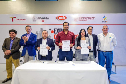 Inauguró Carlos Peña Ortiz la Expo Construcción CMIC 2024 con directivos del organismo