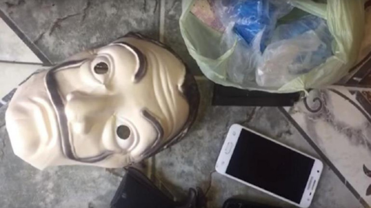 Cae una banda inspirada en "La casa de papel"