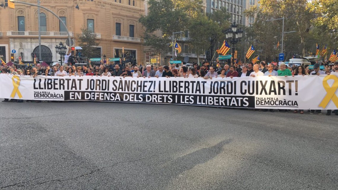 Así se vive la marcha en Barcelona