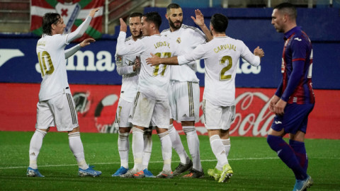 Real Madrid visita al Eibar y le pega 4-0 