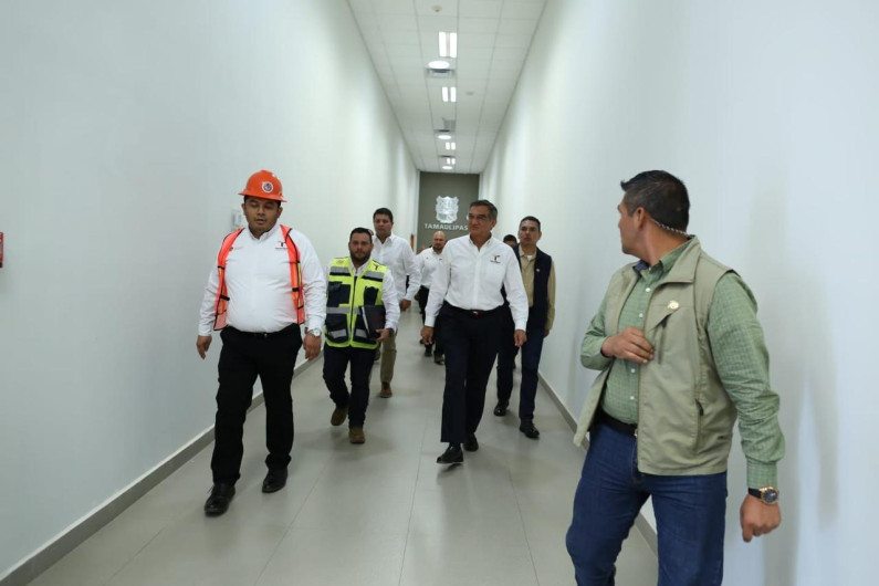 Participa Américo Villarreal en simulacro durante el Día Nacional de Protección Civil