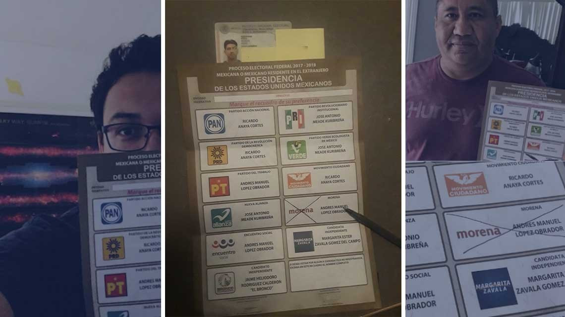 Mexicanos residentes en el extranjero muestras apoyo a AMLO