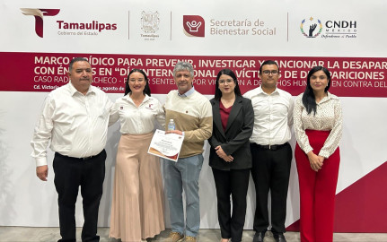 Capacita SEBIEN en materia de desaparición forzada