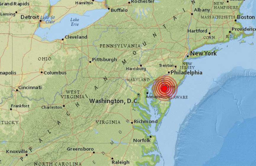 Terremoto de 4.1 grados sorprende EU
