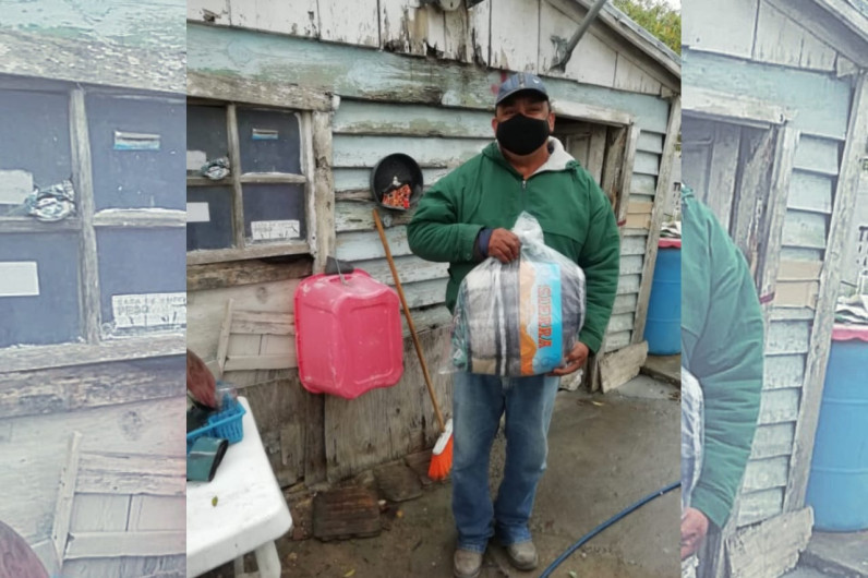 Ante bajas temperaturas DIF Reynosa visita a las familias en sus hogares