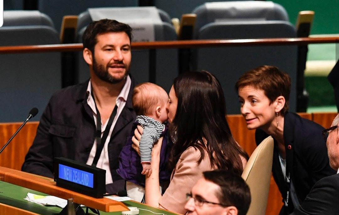 La Primera Ministra de Nueva Zelanda llevó a su bebé a la ONU