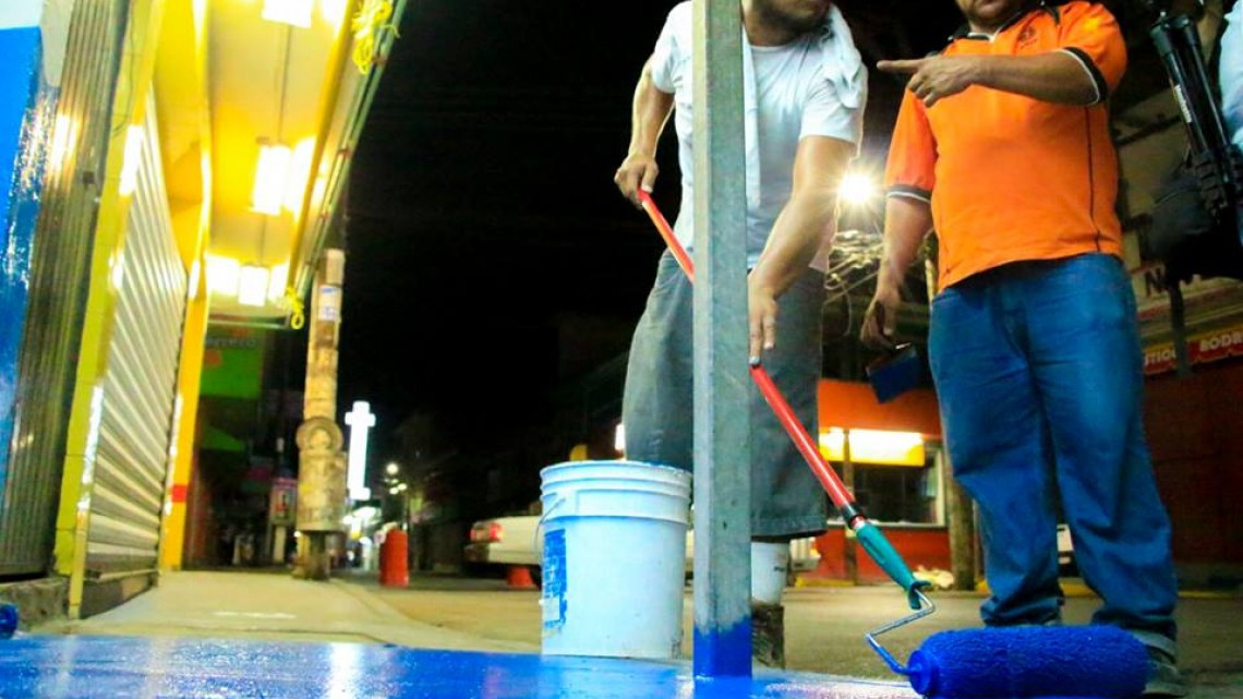 Realizan "Jornada de mejoramiento de imagen urbana"