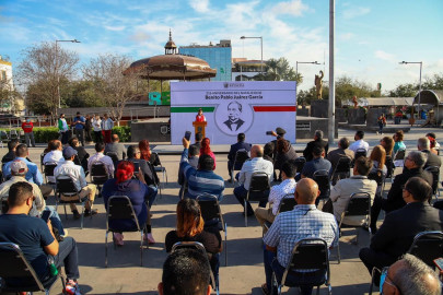 Celebra Reynosa honores a Benito Juárez en su natalicio 216